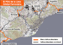 Aprobado el Plan Director Urban�stico de la L�nea Orbital Ferroviaria de Barcelona