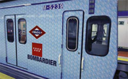 Metro de Madrid aprueba la operaci�n comercial del CBTC de Bombardier en los trenes de su serie 8400