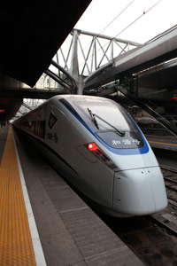 En junio los trenes de alta velocidad en China circularán regularmente a 380 km/h 