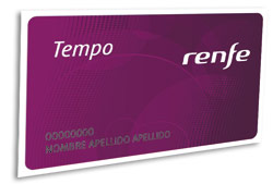 Renfe lanza Tempo, la tarjeta de puntos para los viajeros fieles al tren 