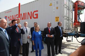 Inaugurada la nueva terminal ferroviaria mercante del puerto de Algeciras