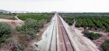 Obras de adecuación de vía para la incorporación del tercer carril entre Moncófar y Castellón