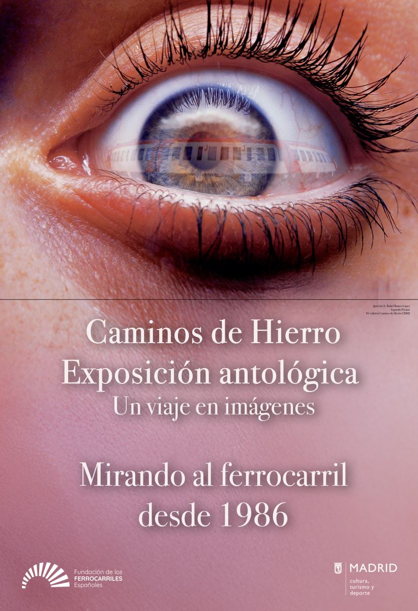 Cartel de la exposición antológica de Caminos de Hierro