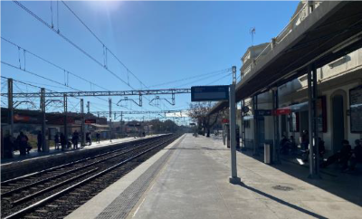 Remodelación de la estación de Castelldefels para agilizar la circulación