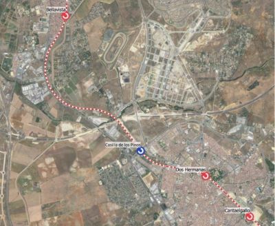 Proyecto de una nueva estaci�n para Dos Hermanas