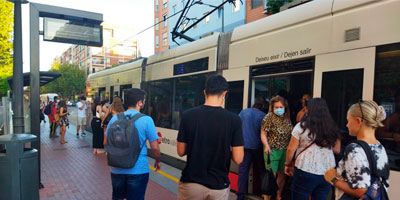 Más de tres millones de viajeros utilizaron Metrovalencia en agosto