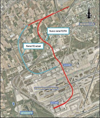 Inyección de 14 millones de euros para el nuevo acceso ferroviario a la T1 del Aeropuerto Barcelona-El Prat