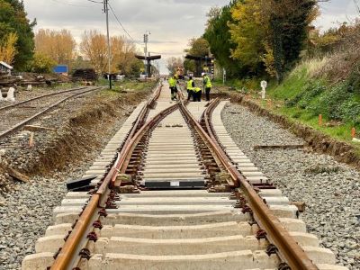 El fin de las obras entre Plasencia del Monte y Ayerbe se retrasa al 24 de diciembre