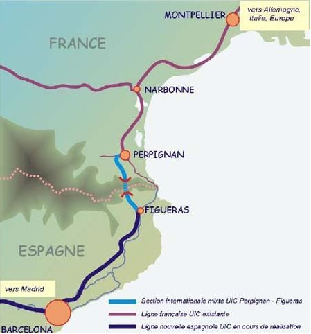 Francia se compromete a impulsar las conexiones e los Corredores Atlántico y Mediterráneo