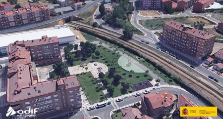 Soluci�n para culminar la integraci�n del ferrocarril en San Andr�s del Rabanedo 
