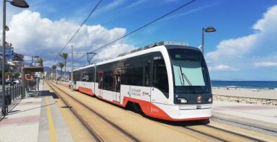 Tram de Alicante super los 58.000 usuarios procedentes del AVe Madrid-Alicante en 2022