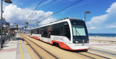 Tram de Alicante super� los 58.000 usuarios procedentes del AVe Madrid-Alicante en 2022