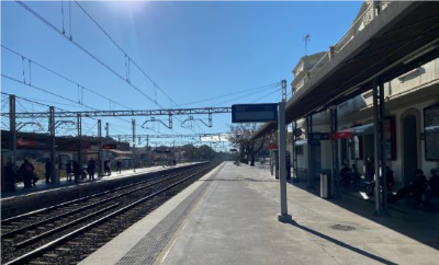 Adif remodela la estaci�n de Castelldefels