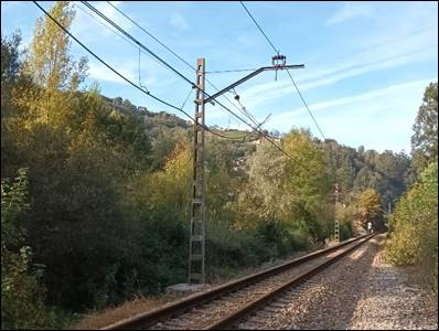 Los robos de materiales y el vandalismo ralentizan las obras de mejora de la l�nea Gij�n-Laviana