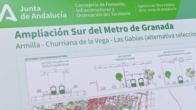 Licitación de las obras de la prolongación sur del Metro de Granada