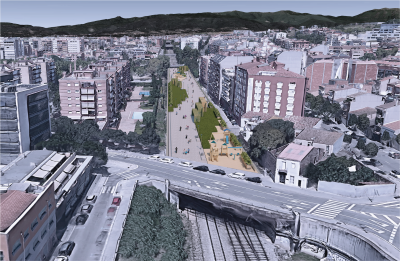 Primer proyecto para la integraci�n de la red ferroviaria en Granollers