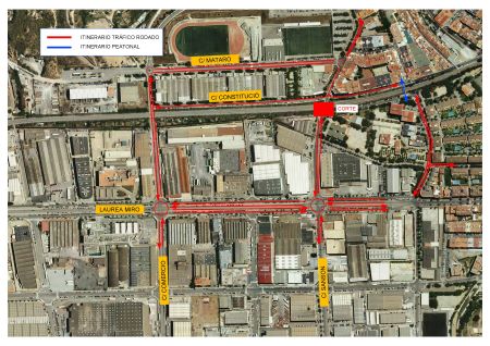 Avances en las obras para la integraci�n ferroviaria en Sant Feliu de Llobregat 