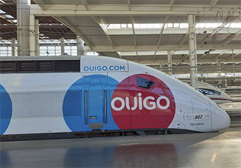 Hoy entra en servicio comercial Ouigo, la marca low cost de alta velocidad de SNCF