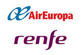 Air Europa y Renfe amplían la red de destinos del billete combinado avión-tren 