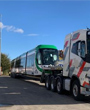 La primera unidad Urbos 100 de CAF sale de Zaragoza para el Metro de Málaga
