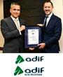 Adif y Adif AV reciben el certificado de Aenor por su Sistema de Gestión Antisoborno