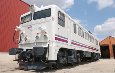 Locomotora 269 - 400. Fuera de servicio
