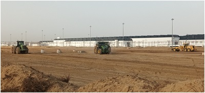 Construction of the freight terminal of the railway complex and its connection with Valladolids new arterial railway network.
