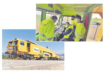 Course for training railway vehicle drivers