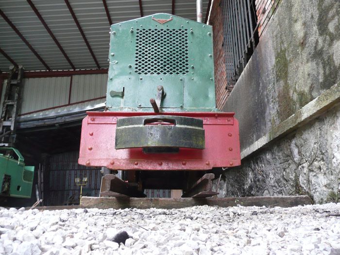 Tractor minero procedente de AZSA de Reocín.