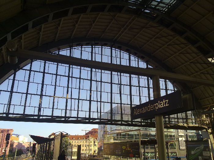 Otra de las terminales berlinesas es la de Alexanderplatz