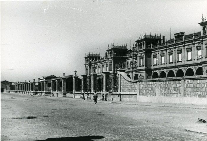 Estación de Zamora de la línea de Zamora a La Coruña en 1958. Foto Archivo Histórico Ferroviario