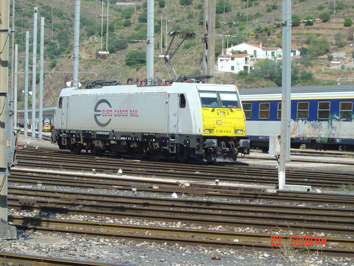 Locomotora 186-316-6 de Bombardier. Autor: Antonio Ballara