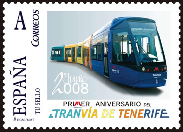 Primer aniversario del tranvía de Tenerife