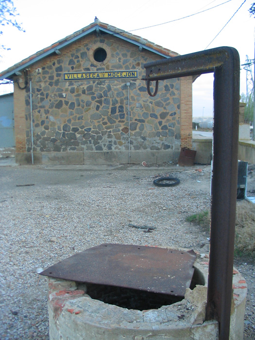 El viejo pozo de agua de la estación de Villaseca y Mocejón