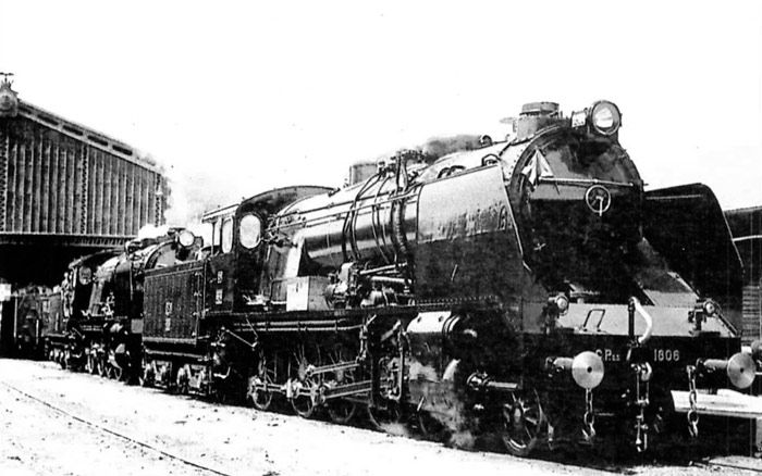 Locomotora 2-4-0 para la C.P, fabricada por Macosa en 1947.