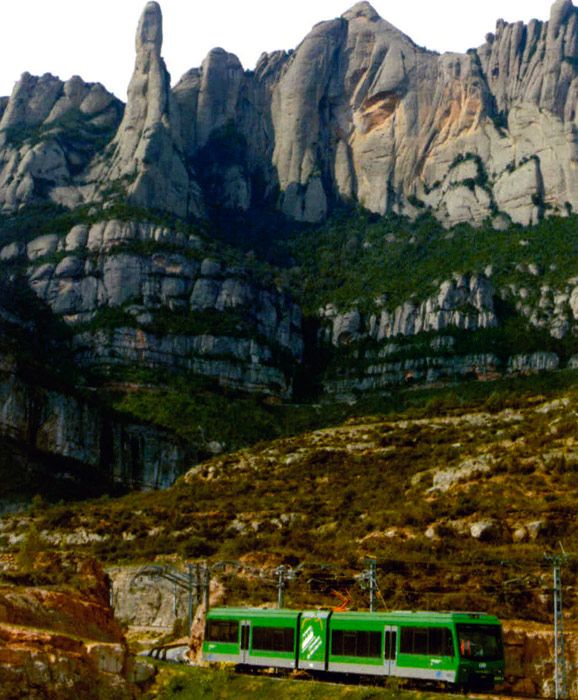 Reinaugurado el tren cremallera de Montserrat en 2003.