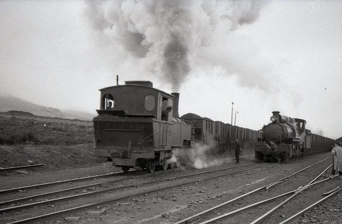 Maniobras en la estación de Ojos Negros. 7 de abril de 1961.