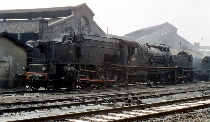 Las locomotoras articuladas sistema Garrat, pese a contar con cuatro cilindros, eran de simple expansión. Fotografía de Xavier Santamaría.